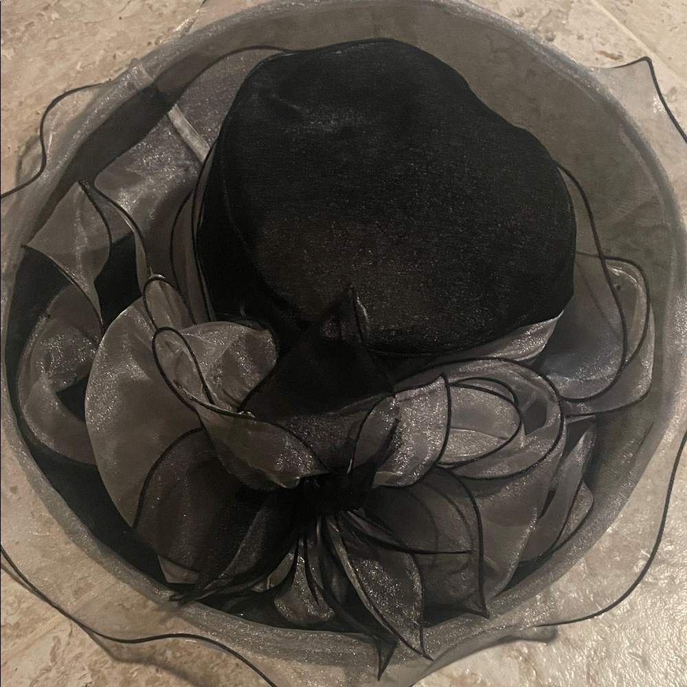 C.C Black and Silver Women's Hat